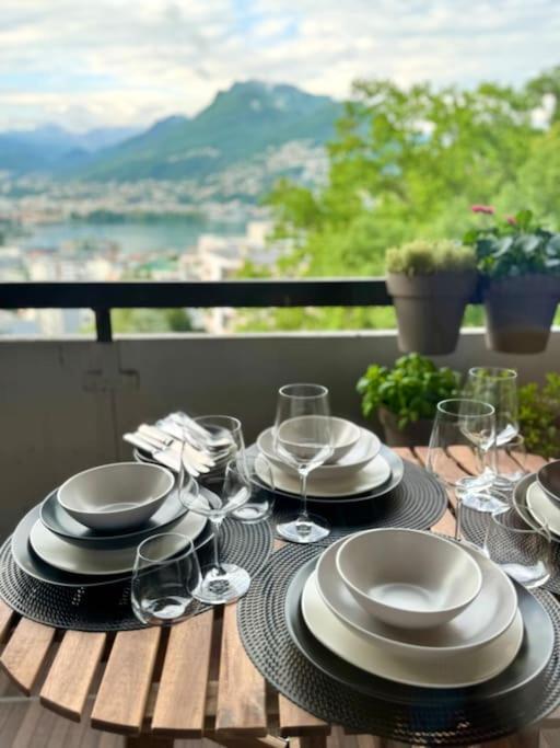 Panorama Suite In Lugano - Pazzallo Paradiso Exteriér fotografie
