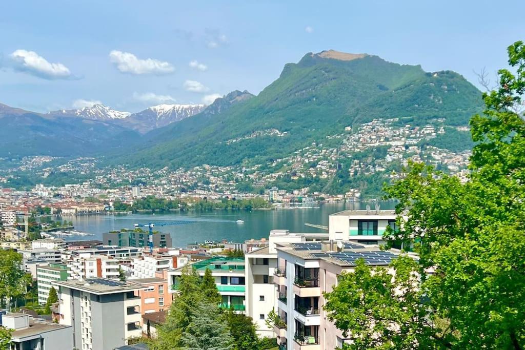 Panorama Suite In Lugano - Pazzallo Paradiso Exteriér fotografie